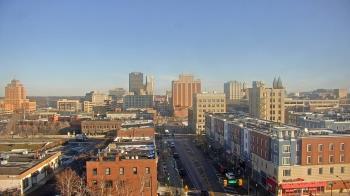 Weather camera view of Akron Beacon Journal.