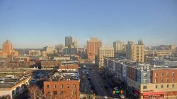 Weather camera view of Akron Beacon Journal.