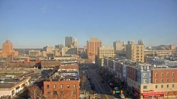 Weather camera view of Akron Beacon Journal.