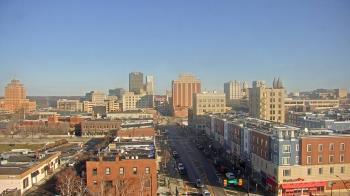 Weather camera view of Akron Beacon Journal.