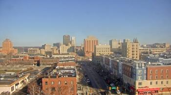 Weather camera view of Akron Beacon Journal.