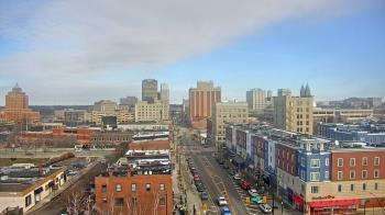 Weather camera view of Akron Beacon Journal.