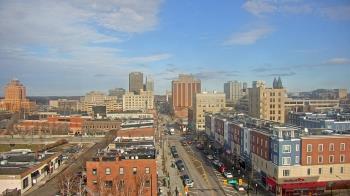 Weather camera view of Akron Beacon Journal.