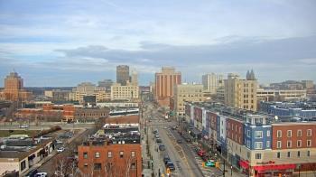 Weather camera view of Akron Beacon Journal.