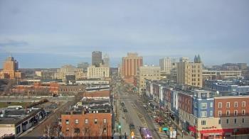 Weather camera view of Akron Beacon Journal.