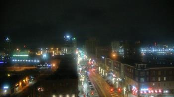Weather camera view of Akron Beacon Journal.