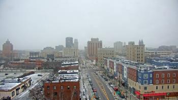 Weather camera view of Akron Beacon Journal.