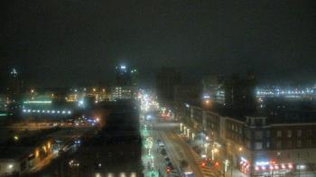 Weather camera view of Akron Beacon Journal.