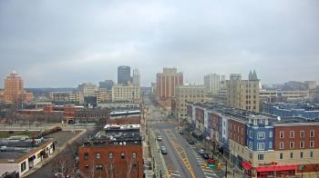 Weather camera view of Akron Beacon Journal.