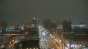 Weather camera view of Akron Beacon Journal.