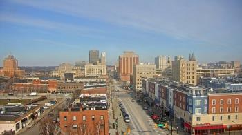 Weather camera view of Akron Beacon Journal.