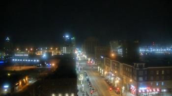 Weather camera view of Akron Beacon Journal.