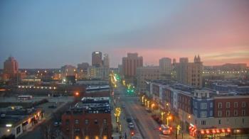 Weather camera view of Akron Beacon Journal.