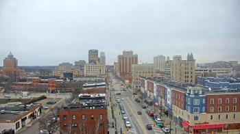 Weather camera view of Akron Beacon Journal.