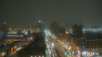 Weather camera view of Akron Beacon Journal.