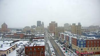 Weather camera view of Akron Beacon Journal.