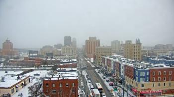 Weather camera view of Akron Beacon Journal.