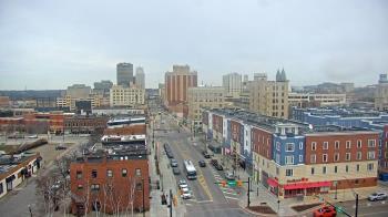 Weather camera view of Akron Beacon Journal.