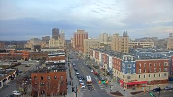 Weather camera view of Akron Beacon Journal.