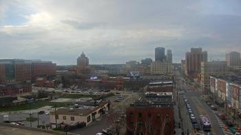 Weather camera view of Akron Beacon Journal.