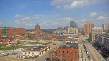Weather camera view of Akron Beacon Journal.
