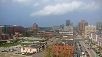 Weather camera view of Akron Beacon Journal.