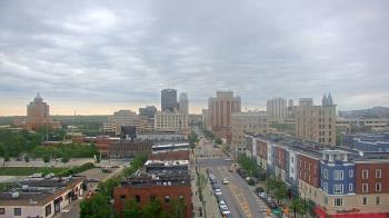 Weather camera view of Akron Beacon Journal.