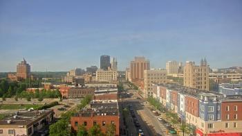 Weather camera view of Akron Beacon Journal.