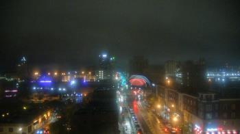 Weather camera view of Akron Beacon Journal.