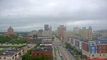 Weather camera view of Akron Beacon Journal.