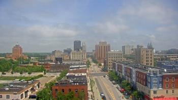 Weather camera view of Akron Beacon Journal.