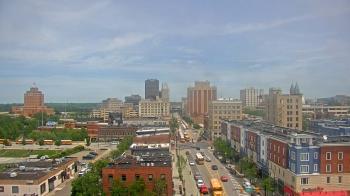 Weather camera view of Akron Beacon Journal.
