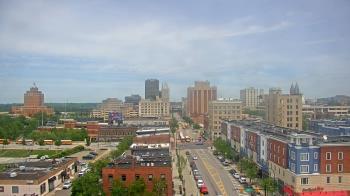 Weather camera view of Akron Beacon Journal.