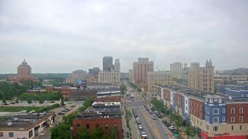 Weather camera view of Akron Beacon Journal.
