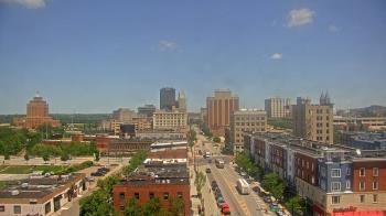 Weather camera view of Akron Beacon Journal.