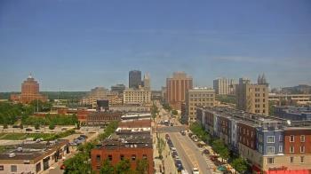 Weather camera view of Akron Beacon Journal.