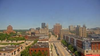 Weather camera view of Akron Beacon Journal.