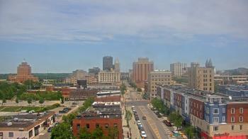 Weather camera view of Akron Beacon Journal.