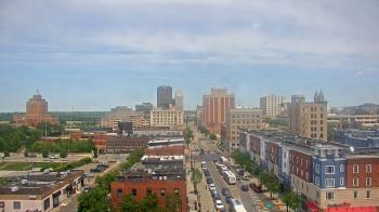 Weather camera view of Akron Beacon Journal.