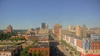 Weather camera view of Akron Beacon Journal.