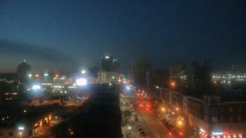 Weather camera view of Akron Beacon Journal.