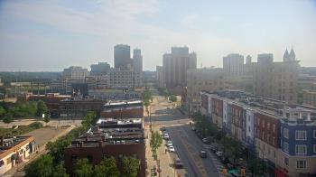 Weather camera view of Akron Beacon Journal.