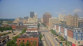 Weather camera view of Akron Beacon Journal.