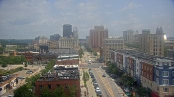 Weather camera view of Akron Beacon Journal.