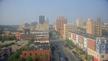 Weather camera view of Akron Beacon Journal.