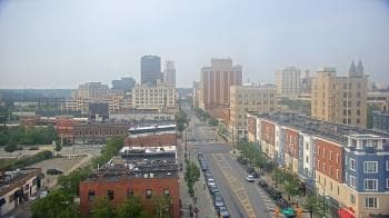 Weather camera view of Akron Beacon Journal.