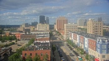 Weather camera view of Akron Beacon Journal.