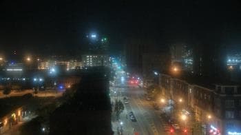 Weather camera view of Akron Beacon Journal.