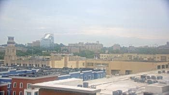 Weather camera view of Akron Beacon Journal.