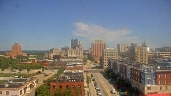 Weather camera view of Akron Beacon Journal.